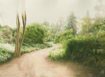 Secret Garden - Cliveden (watercolour)